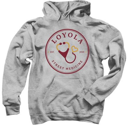 Wear the Mission - Inverse Logo, a Sport Grey Pullover Hoodie
