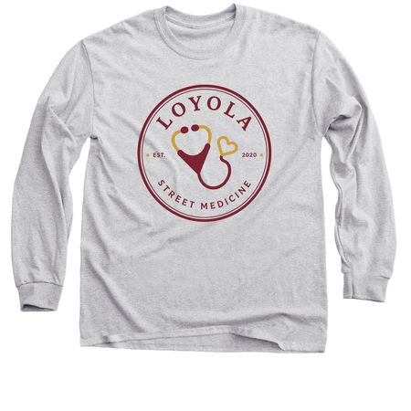Wear the Mission - Inverse Logo, a Sport Grey Classic Long Sleeve Tee
