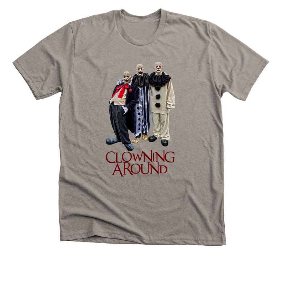 CLOWNING AROUND, a Heather Stone Premium Unisex Tee