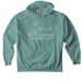 Support PuC, a Seafoam Comfort Colors Pullover Hoodie