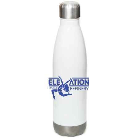 Dance Water Bottle, a White Stainless Steel Water Bottle