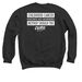#NoMoreBorders Shirt&nbsp;, a Black Crewneck Sweatshirt (back-view)