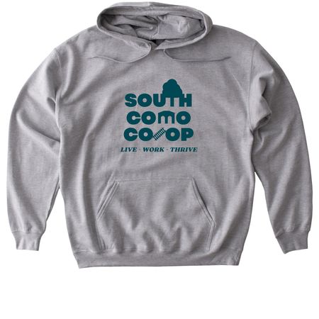 South Como Co-op Shirts, a Sport Grey Gildan Softstyle Pullover Hoodie