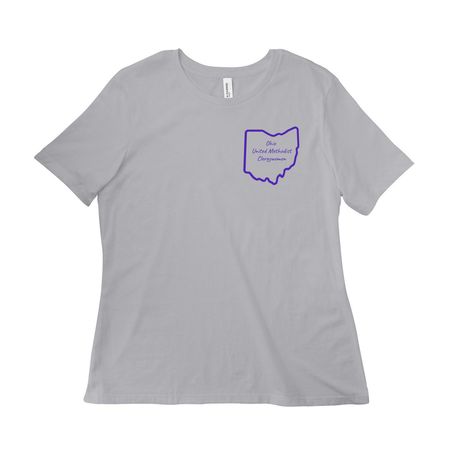 Ohio UM Clergywomen, a Solid Athletic Grey Women?s Relaxed Cotton Tee
