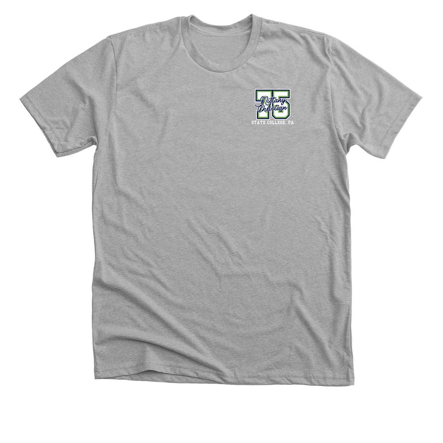 Nittany Christian 75, a Athletic Heather Premium Unisex Tee