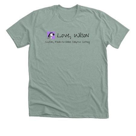 Love, Wilson - Shirts & Hoodies, a Heather Sage Premium Unisex Tee