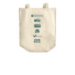 Summer Trail Challenge Tote, a Natural Over-the-Shoulder Shopping Tote Bag (back-view)