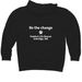 Live, Love Rescue!, a Black Midweight Pullover Hoodie (back-view)