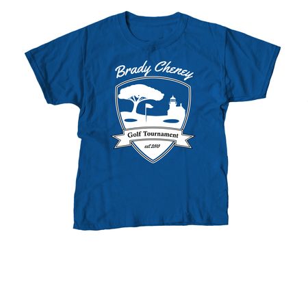Youth Store-Brady Cheney Charity Golf&nbsp;, a Royal Blue Youth Unisex Tee