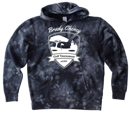 Youth Store-Brady Cheney Charity Golf&nbsp;, a Black Youth Tie Dye Pullover Hoodie