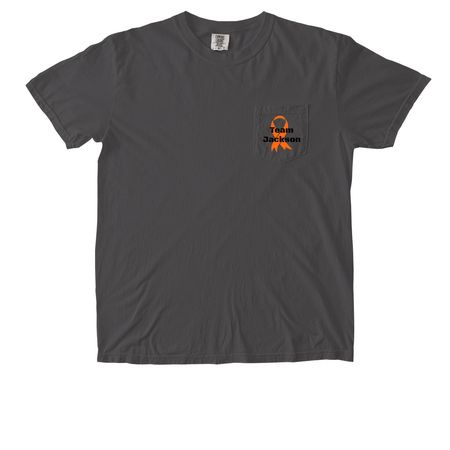 Jackson's Journey Pocket Tees, a Pepper Comfort Colors Pocket Tee