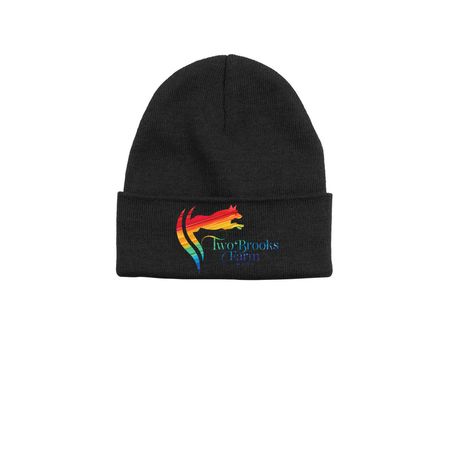HATS!, a Black Printed Base Camp Beanie