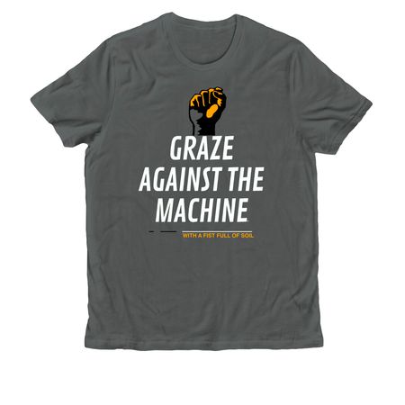 Graze Against The Machine Activism, a Terrain Grey Allmade Organic Cotton Unisex Tee
