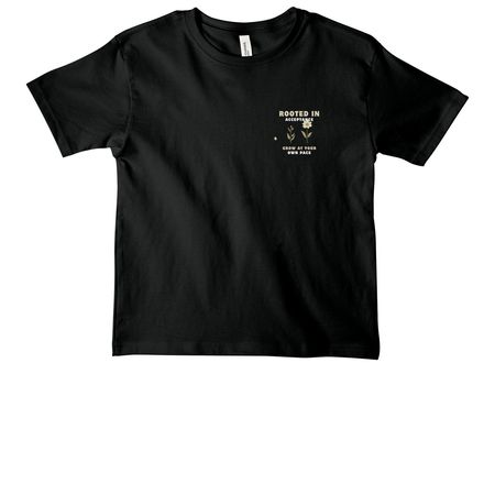 Rooted In Acceptance&nbsp;, a Vintage Black Youth Heavyweight Tee