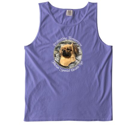 TSHN White Logo&nbsp;, a Violet Comfort Colors Tank Top