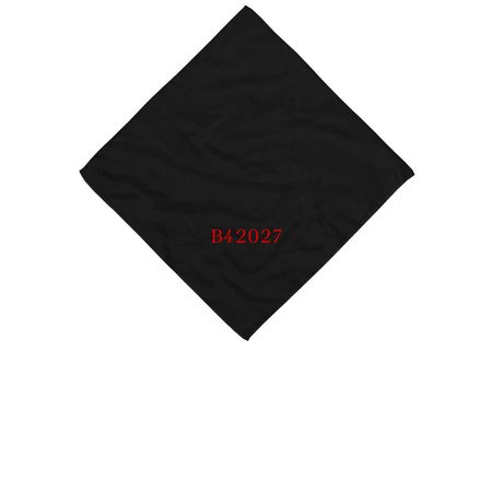 B4 2027 Bandana, a Black Cotton Bandana