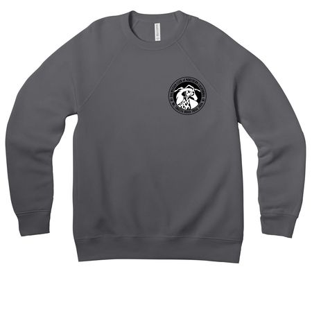 DCNC Mt. Shasta Road Trial apparel, a Asphalt Premium Raglan Crewneck Sweatshirt