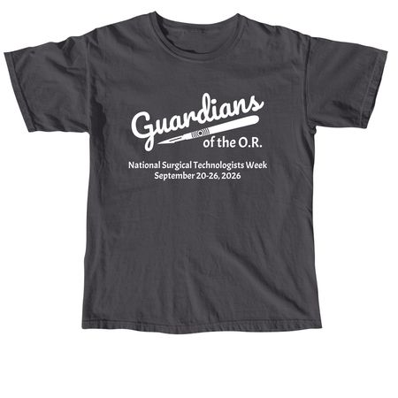 NSTW 2026 Guardians of the OR, a Graphite Comfort Colors Unisex Tee