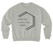 Cozy Crewneck, a Heather Grey Stanley/Stella Ledger Dry Crewneck Sweatshirt