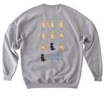 Pawsitive Play Anniversary Shirt, a Sport Grey Softstyle Crewneck Sweatshirt (back-view)