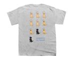 Pawsitive Play Anniversary Shirt, a Sport Grey Youth Unisex Tee (back-view)