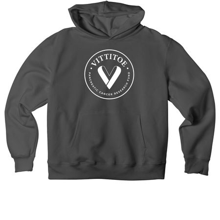 Vittitoe Hope Apparel - White Logo, a Asphalt Premium Heavyweight Pullover Hoodie
