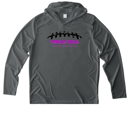 NEW FHYFL&nbsp;, a Dark Smoke Grey UV Performance Long Sleeve Hoodie