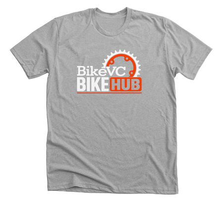 Ventura Bike HUB, a Athletic Heather Premium Unisex Tee