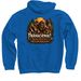 SQUATCH DIVISION COLLECTIVE, a Royal Blue Pullover Hoodie (back-view)