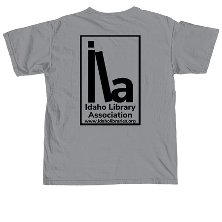 2025 ILA Annual Conference, a Granite Comfort Colors Unisex Tee (back-view)