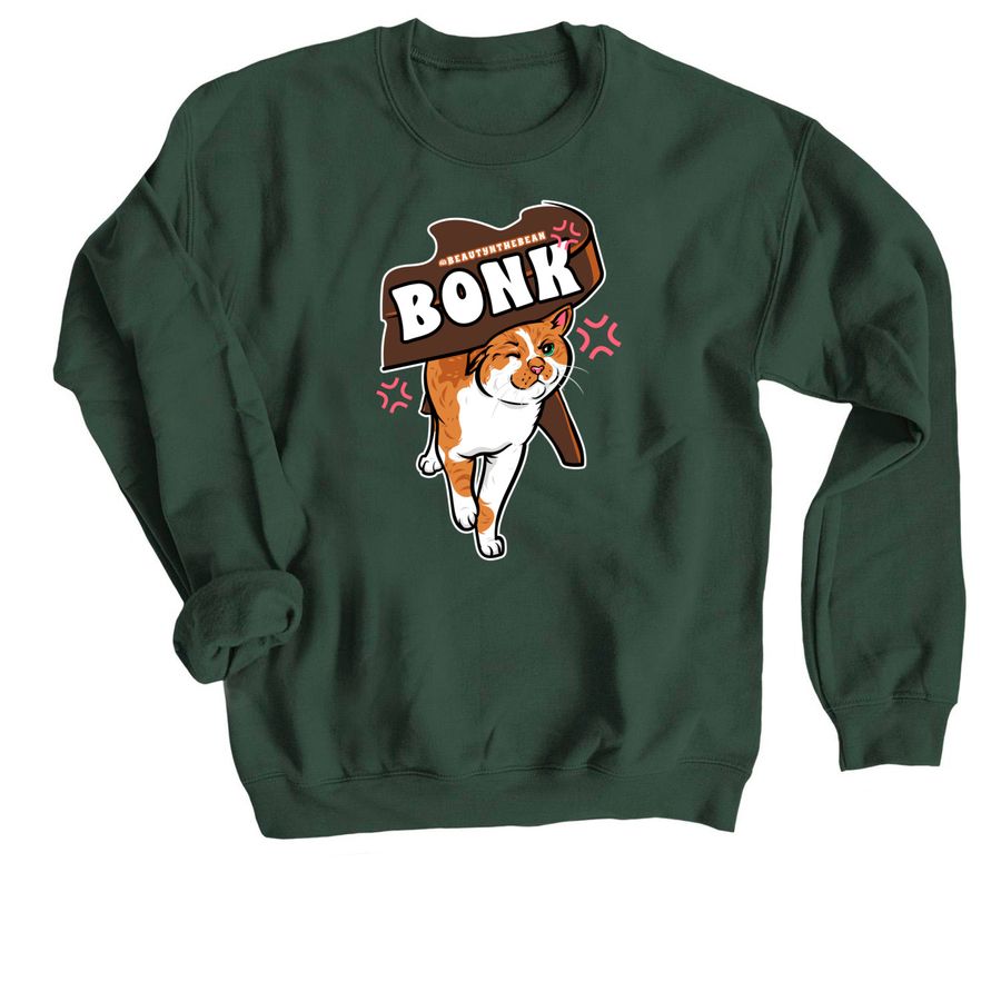 *BONK* SHIRT - BeautyntheBean&nbsp;, a Forest Crewneck Sweatshirt