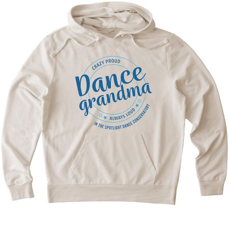 Dance Grandma Spirit Tee, a White Sand Allmade Organic French Terry Pullover Hoodie