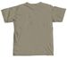 Lawns Cause Flooding (white ink), a Sandstone Comfort Colors Unisex Tee (back-view)