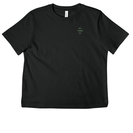 All Foods Fit, a Vintage Black Women's Heavyweight Tee