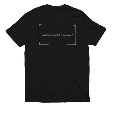 He's a Growler, a Deep Black Allmade Eco Triblend Unisex Tee