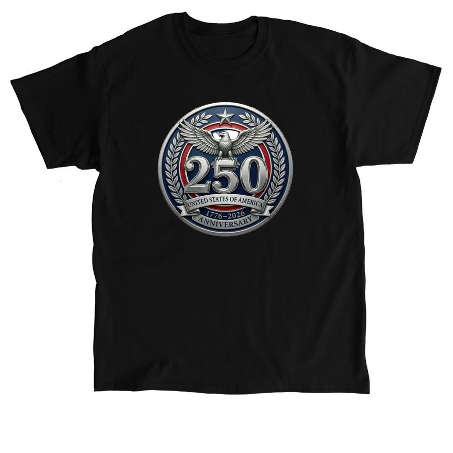 250 Years of Freedom ??&nbsp;, a Black Classic Unisex Tee