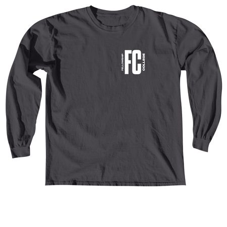 Love God Love People, a Graphite Comfort Colors Long Sleeve Tee