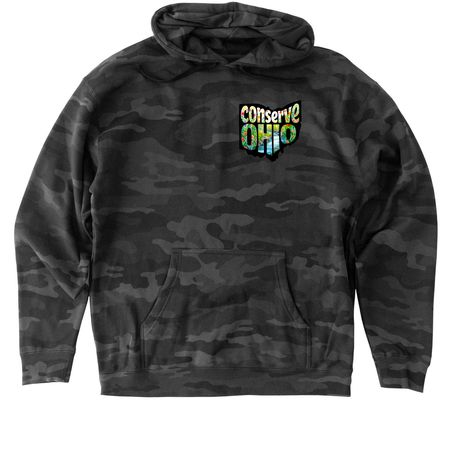 Hoodies, a Black Camo Heavyweight Camo Pullover Hoodie