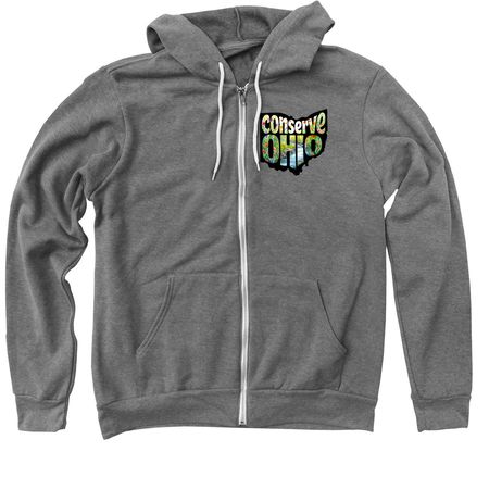 Hoodies, a Deep Heather Zip Up Hoodie