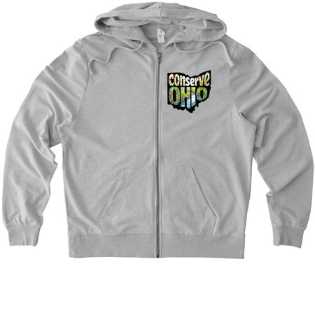 Hoodies, a Granite Grey Heather Allmade Organic French Terry Zip Up Hoodie