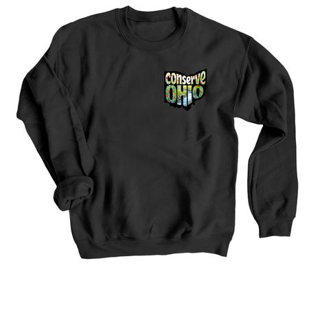 Hoodies, a Black Crewneck Sweatshirt