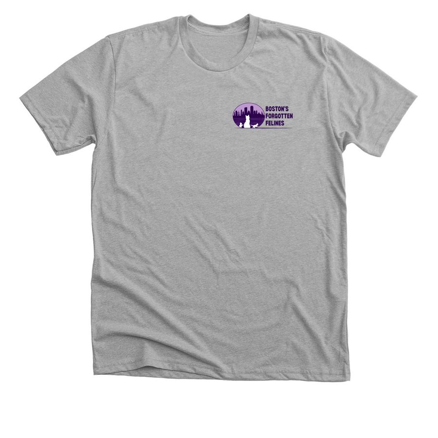 BFF Double Logo Shirt, a Athletic Heather Premium Unisex Tee