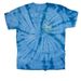 Corner and back design, a Baby Blue Classic Tie Dye Tee