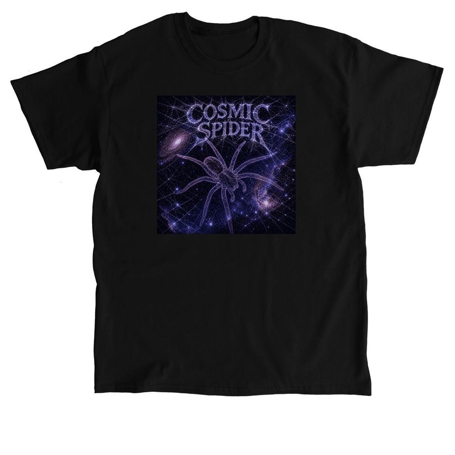 Cosmic Spider New Logo 2, a Black Classic Unisex Tee