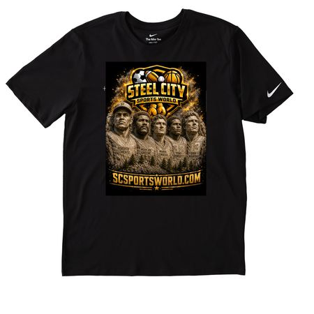 Steel City Legends, a Black Nike Dri-FIT Jersey Blend Performance Tee