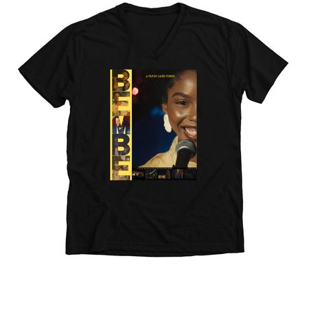 Bemb? Movie Shirts, a Solid Black Blend Premium V-Neck Tee