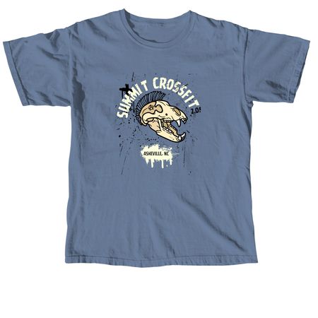Mohawk Bear, a Blue Jean Comfort Colors Unisex Tee