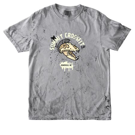 Mohawk Bear, a Smoke Comfort Colors Colorblast Tee