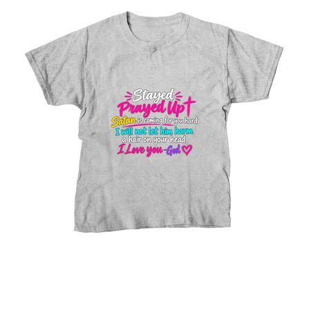 Stay Prayed Up Designs&nbsp;, a Sport Grey Youth Unisex Tee