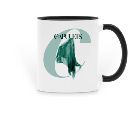 Capulets Mug, a Black Two-Tone Ceramic Mug